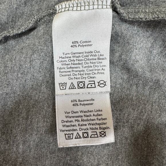 Eddie Bauer Legend Wash Gray V Neck T Shirt Men’s Medium - Picture 5 of 7